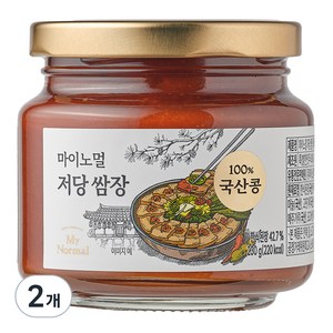 마이노멀 저당 쌈장, 230g, 2개