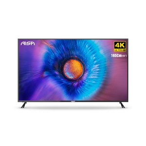 아이사 4K UHD LED TV, 165cm(65인치), A4K6500T83A, 스탠드형, 방문설치