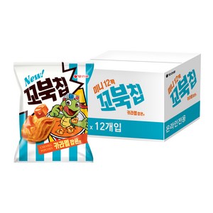 오리온 꼬북칩 카라멜 팝콘맛, 30g, 12개