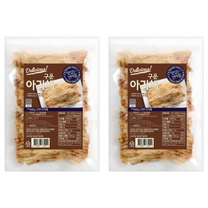 해맑은푸드 구운 아귀채, 400g, 2개