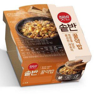 햇반 솥반 꿀약밥, 210g, 1개