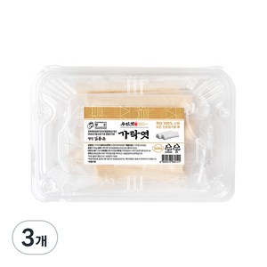 우진엿 땅콩 작은도시락 엿, 140g, 3개