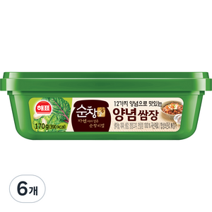 해표 순창 양념쌈장, 170g, 6개