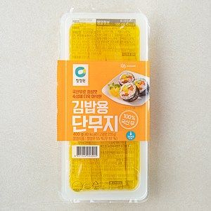 청정원 김밥용 단무지, 400g, 1개