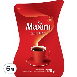 맥심 오리지날, 170g, 1개입, 6개