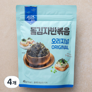 김이가 돌김자반볶음 오리지널, 40g, 4개