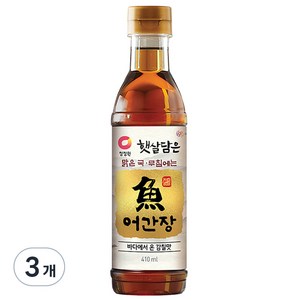 햇살담은 어간장, 3개, 410ml