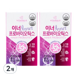 비타할로 이너 프로바이오틱스, 60g, 2개