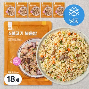 엄지 소불고기 볶음밥 (냉동), 300g, 18개