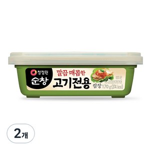 청정원순창 깔끔 매콤한 고기전용 쌈장, 170g, 2개