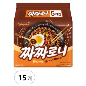 짜짜로니 140g, 15개