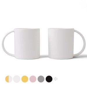 보울보울 국산 볼볼홈파티 빅머그 600ml, 밀크화이트, 2개