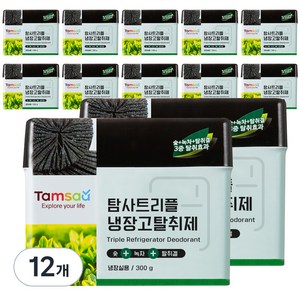 탐사 트리플 냉장고 탈취제 대용량, 300ml, 12개