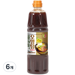 첫맛 오뎅탕 육수 진국, 1kg, 6개