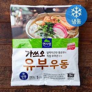 면사랑 가쓰오 유부 우동 1인분 (냉동), 283g, 1개