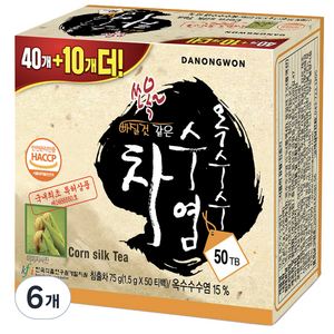 다농원 쏘옥 옥수수수염차, 1.5g, 50개입, 6개