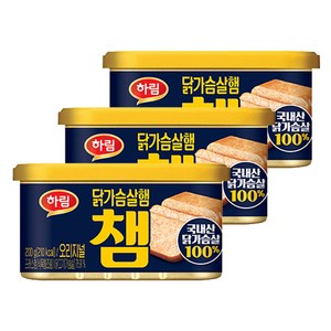 하림 챔 오리지널, 200g, 3개