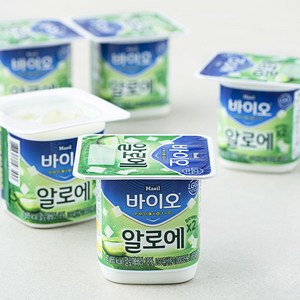 매일바이오 알로에 떠먹는 요구르트 80g x 6p, 480g, 1개