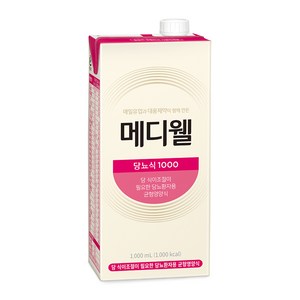 메디웰 당뇨식 1000, 1L, 10개