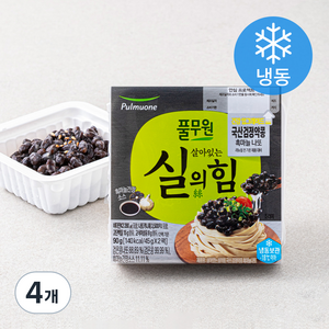 풀무원 국내산 검정약콩 흑마늘 나또 (냉동), 45g, 4개