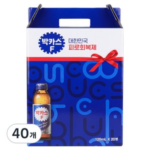 박카스F 피로회복제, 120ml, 40개
