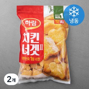 하림 치킨너겟 (냉동), 1.2kg, 2개