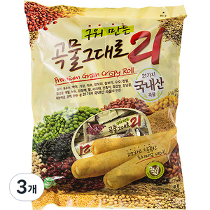 곡물그대로21 오리지널 크리스피롤, 650g, 3개