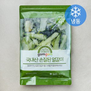 곰곰 국내산 손질된 얼갈이 (냉동), 1개, 400g