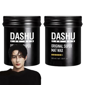 다슈 포 맨 프리미엄 오리지널 슈퍼 매트 헤어왁스, 100ml, 2개