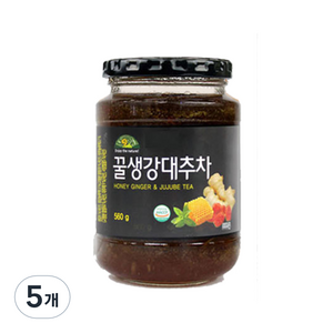 OrganicStory 꿀생강 대추차, 560g, 1개입, 5개