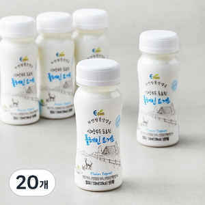 이담 산양우유 프로틴 플레인 요거트, 120ml, 20개