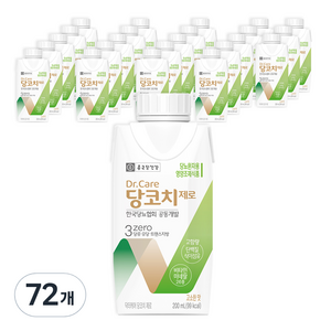 종근당건강 닥터케어 당코치 제로 영양식, 200ml, 72개