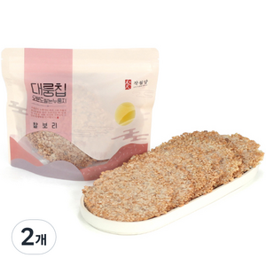 작월담 대룽칩 찰보리 누룽지, 180g, 2개