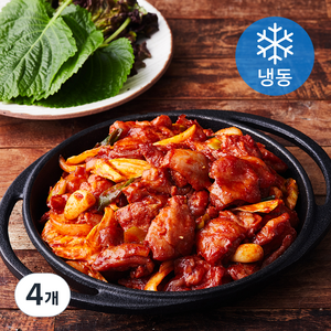 다향 닭다리살 매콤 닭갈비 (냉동), 500g, 4개