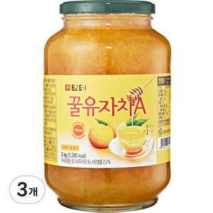 담터 꿀유자차A, 2kg, 3개