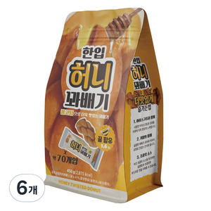 한입 허니 꽈배기, 6개, 450g