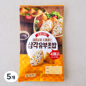 동원 삼각 유부초밥, 170g, 5개