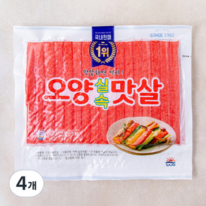 사조오양 오양실속맛살, 1kg, 4개