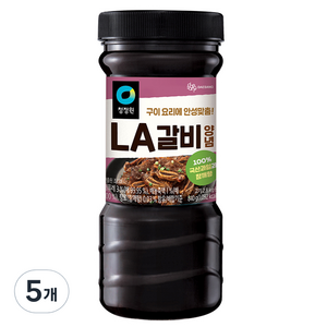 청정원 LA갈비양념, 840g, 5개