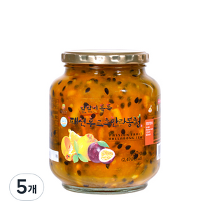 해맑음 패션후르츠 한라봉청, 950g, 1개입, 5개