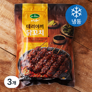 베타그로 데리야끼 숯불 닭꼬치 (냉동), 3개, 600g