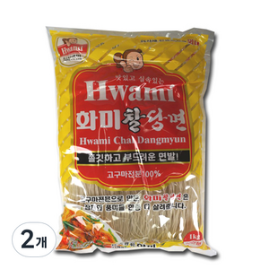 화미 찰당면, 1kg, 2개