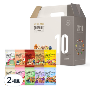 투데이넛 너트한줌 10종 견과세트 1kg, 2세트