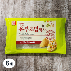 한성기업 알뜰 유부초밥박사, 600g, 6개