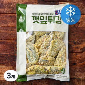 요리가맛있다 깻잎튀김 (냉동), 1kg, 3개