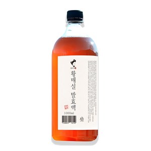 하동권여사 황매실 발효액, 1L, 1개