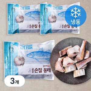 곰곰 손질 동태 (냉동), 700g, 3개