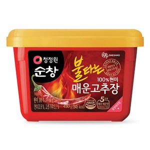 [청정원] 현미 불타는매운고추장, 450g, 1개