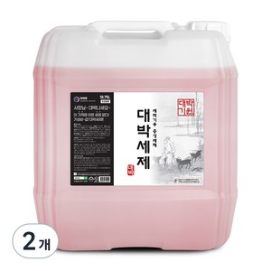 대박세제 식기세척기용 중성세제, 2개, 18.75L