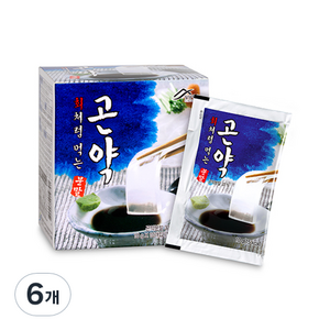 밀양한천 회처럼 먹는 곤약분말, 100g, 6개